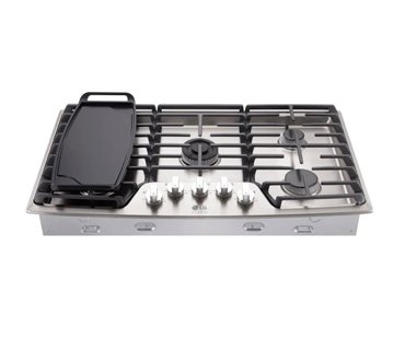 cooktop Bosch, Brastemp, Consul, Continental, Electrolux, GE, LG, Mabe, Samsung, Elettromec, Gaggenau, Gorenje, GE Monogram, Ilve, Jenn-Air, Kelvinator, Kenmore, KitchenAid, Lofra, Maytag, Smeg, Thermador, Viking, Whirlpool, Sub-zero e Wolf